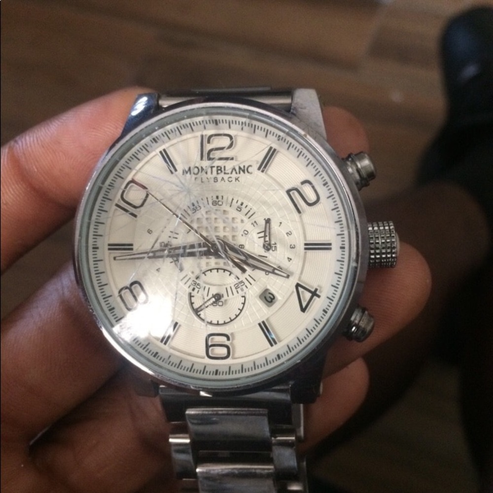 Mont Blanc fly back watch